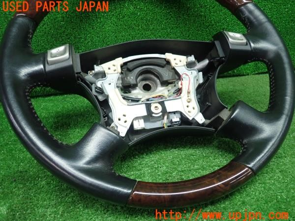 3UPJ=26970617]ステージア 25RS(WGC34)後期 純正 ステアリング 390mm 中古_m2