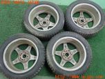 3UPJ=27030917]セリカ GT-FOUR(ST185)メーカー不明 ホイール 16×7JJ +38? PCD100 5穴 4本 中古_s1
