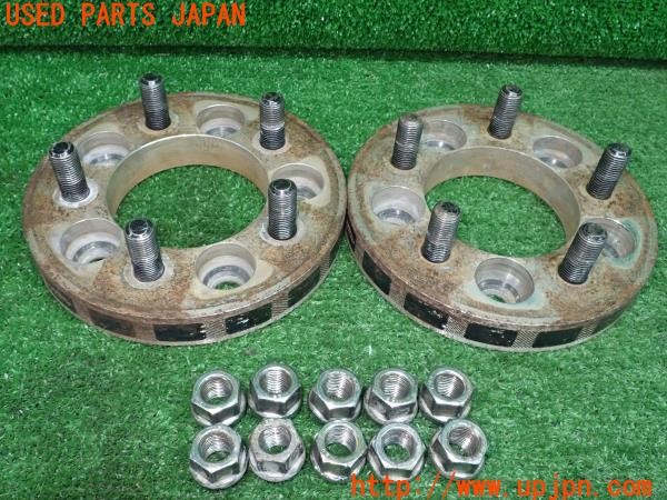 3UPJ=27080972]インプレッサ WRX STI(GDB D型)KYO-EI 協永産業 KICS ワイドトレッドスペーサー② M12×P1.5 PCD100 20mm 5穴 中古_m0