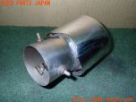 3UPJ=27090012]アウトランダーPHEV(GG2W)前期 社外 マフラーカッター 内径約62mm 中古_s1