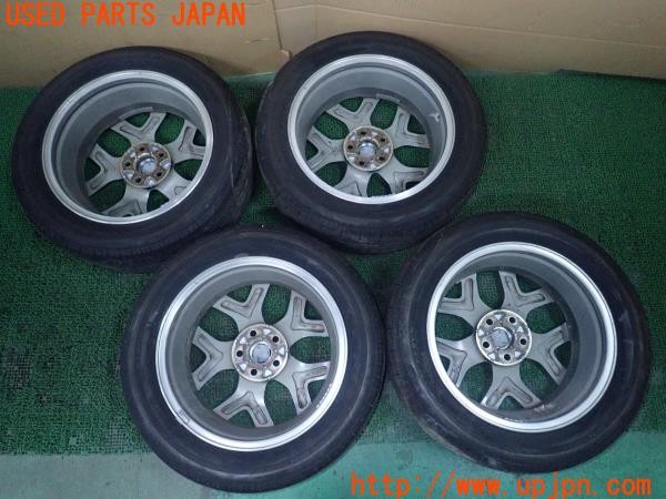 3UPJ=27090919]アウトランダーPHEV スポーツスタイルエディション(GG2W)前期 純正 タイヤホイール 18×7J +38 PCD114.3 5穴 4本 中古_m1