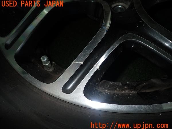 3UPJ=27090919]アウトランダーPHEV スポーツスタイルエディション(GG2W)前期 純正 タイヤホイール 18×7J +38 PCD114.3 5穴 4本 中古_m3