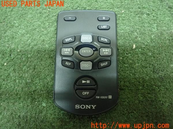 3UPJ=27260571]BMW Z4(BT30 E85)前期 SONY ソニー RM-X86RF リモコン 中古_m0