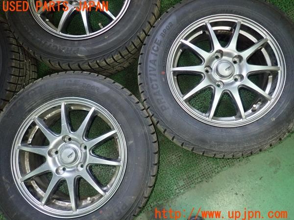 3UPJ=27340903]エスクァイア(ZWR80G)SPORT ABELIA スポルト アベリア タイヤホイール 15×6J +53 PCD114.3 5穴 4本 中古_m1