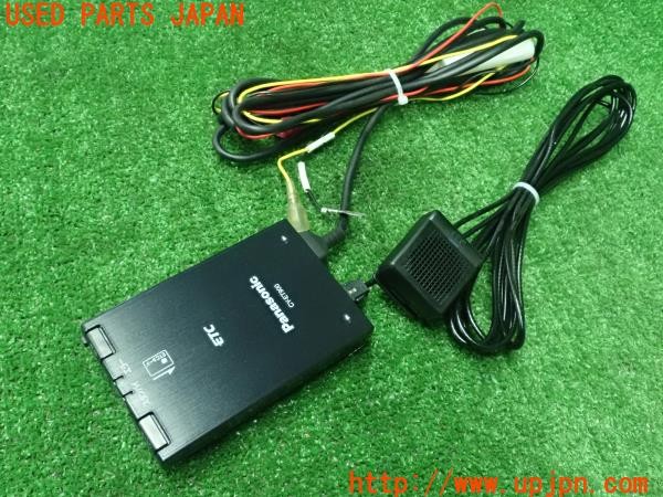 3UPJ=27370503]VW トゥアレグ V6(7LBMVA)前期 Panasonic パナソニック CY-ET900KD ETC車載器 中古_m0