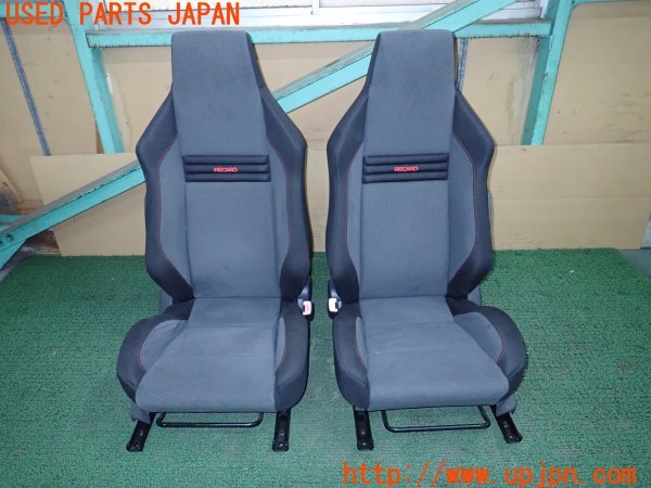 3UPJ=27390609]スイフト スポーツ(ZC31S)後期 純正 RECARO レカロ シートセット 運転席 助手席 レール付き 中古_m0