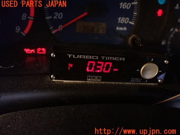 3UPJ=27530542]ランサーエボリューション6 GSR(CP9A)HKS 9th Model ターボタイマー 難有 中古_m4