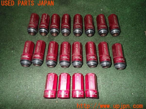 3UPJ=27530967]ランサーエボリューション6 GSR(CP9A)KYO-EI Kics LEGGDURA RACING 2pcs Shell Type ホイールナット M12×P1.5 中古_m0