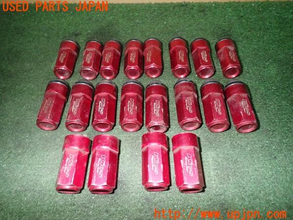 3UPJ=27530967]ランサーエボリューション6 GSR(CP9A)KYO-EI Kics LEGGDURA RACING 2pcs Shell Type ホイールナット M12×P1.5 中古_m1