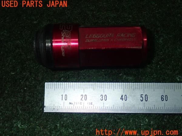 3UPJ=27530967]ランサーエボリューション6 GSR(CP9A)KYO-EI Kics LEGGDURA RACING 2pcs Shell Type ホイールナット M12×P1.5 中古_m4