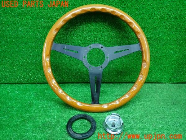 3UPJ=27600617]ユーノス ロードスター Vスペシャル タイプI(NA8C)NARDI CLASSIC ナルディ クラシック ウッド ステアリング 360mm 中古_m1