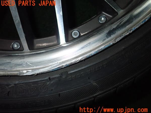 3UPJ=27630921]レクサス GS250(GRL11)LOXARNY ロクサーニ MULTIFORCHETTA ホイール 20×8J +45 9J +38 PCD114.3 5穴 4本 中古_m2