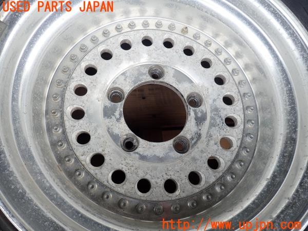 3UPJ=27650916]ジープ(J53(改))RAGUNA D-Force ラグナ ホイール 15×8J? -26? PCD139.7 5穴 4本 中古_m3
