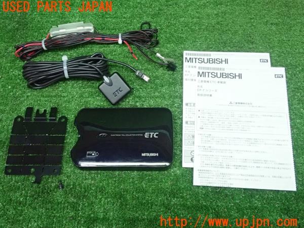 3UPJ=27670503]ランサーエボリューションX(CZ4A)三菱電機 ミツビシ EP-9U711VB ETC車載器 中古_m0