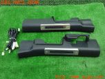 3UPJ=27670616]ランサーエボリューションX(CZ4A)純正オプション？ アクセントスカッフプレート 中古_s0