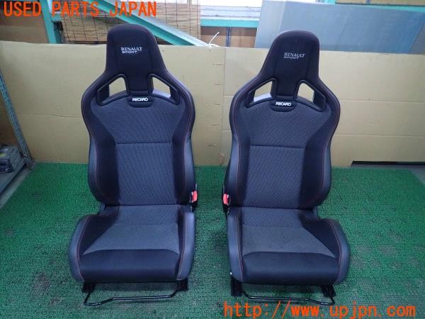 3UPJ=27840609]ルノー メガーヌ R.S.(ルノー・スポール)(DZF4R)純正 RECARO レカロ シートセット 運転席助手席 中古_m0