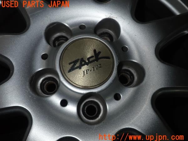 3UPJ=27850961]シエンタハイブリッド Ｚ(MXPL10G)ZACK ザック タイヤホイール② 15×6J +45 PCD100 5穴 1本 中古_m4