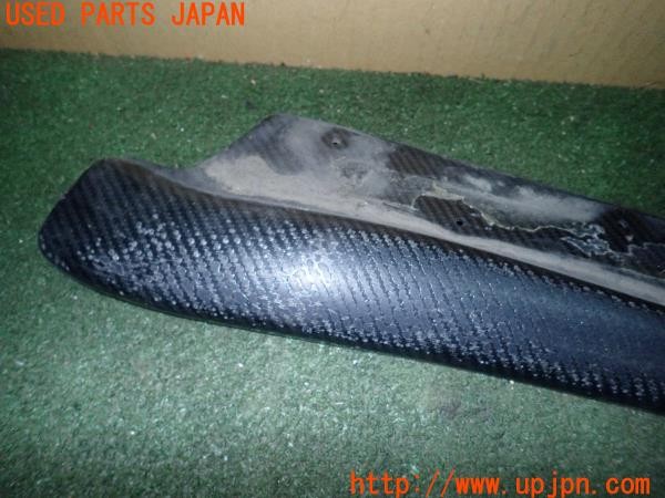 3UPJ=27860012]BMW M3 クーペ(WD40 E92)前期 社外 リアアンダースポイラー サイドスポイラー カーボン調 中古_m2
