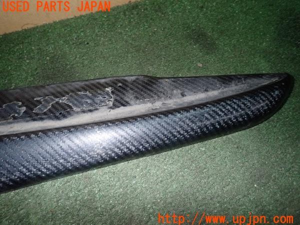 3UPJ=27860012]BMW M3 クーペ(WD40 E92)前期 社外 リアアンダースポイラー サイドスポイラー カーボン調 中古_m3