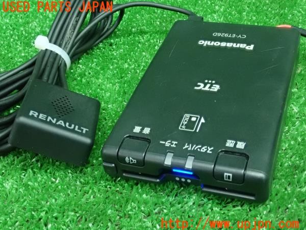 3UPJ=27870503]ルノー アルカナ(LJLH4MH)Panasonic パナソニック CY-ET926D ETC車載器 中古_m4