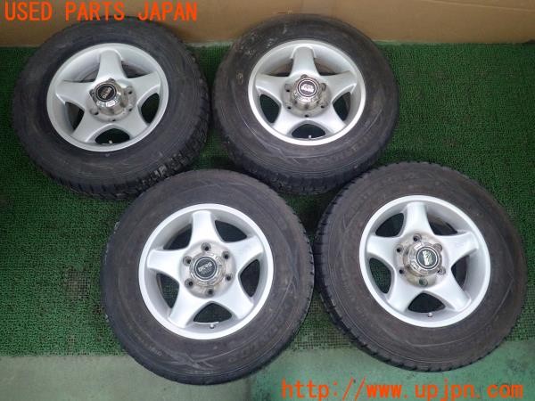 3UPJ=27890916]ハイエースワゴン(KZH106W)BERG NR595 ホイール 15×6.5J +30 PCD139.7 6穴 4本 中古_m0