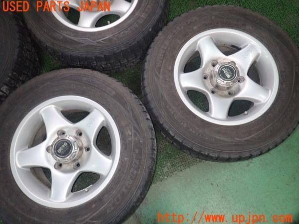 3UPJ=27890916]ハイエースワゴン(KZH106W)BERG NR595 ホイール 15×6.5J +30 PCD139.7 6穴 4本 中古_m2