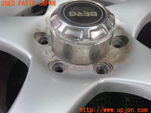 3UPJ=27890916]ハイエースワゴン(KZH106W)BERG NR595 ホイール 15×6.5J +30 PCD139.7 6穴 4本 中古_m3