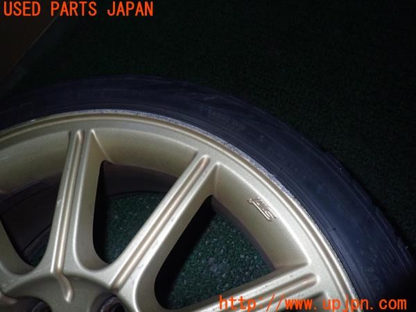 3UPJ=27910961]インプレッサ WRX STI(GDB F型)純正 ホイール 17×8JJ +53 PCD114.3 5穴 1本 中古_m1