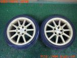 3UPJ=27910962]インプレッサ WRX STI(GDB F型)純正 ホイール 17×8JJ +53 PCD114.3 5穴 2本 中古_s0
