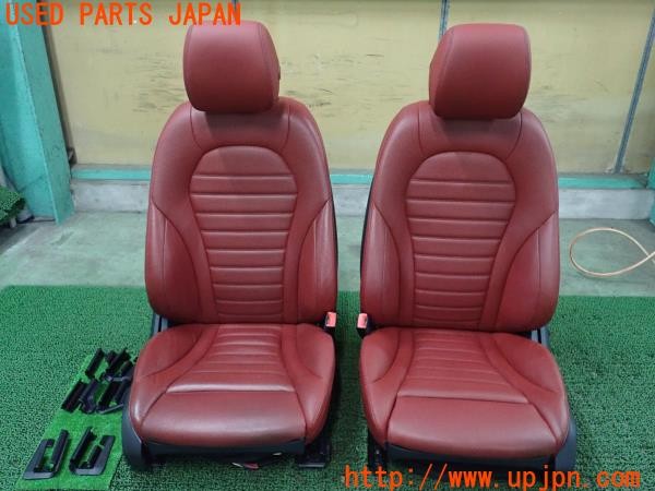 3UPJ=27920609]ベンツ C220 d ステーションワゴン(205214 S205)純正 シートセット 運転席 助手席 中古_m0