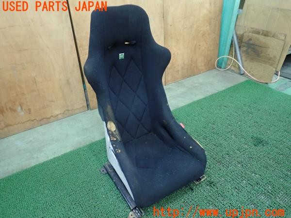 3UPJ=27970639]ギャラン VR-4RS(E38A)QUATTRO SPORT クワトロスポーツ フルバケットシート 運転席 レール付き 中古_m0