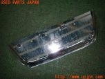 3UPJ=28010001]ランクル100(UZJ100W)前期 社外 ライセンスプレート メッキライセンスプレート  メッキカバー 中古_s1
