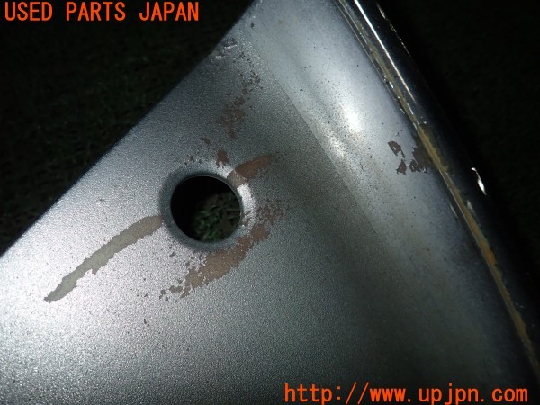 3UPJ=28010001]ランクル100(UZJ100W)前期 社外 ライセンスプレート メッキライセンスプレート  メッキカバー 中古_m3