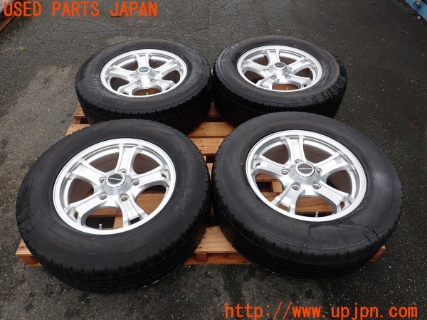 3UPJ=28010919]ランクル100(UZJ100W)前期 Weds ウェッズ KEELER FORCE ホイール 18×8J +52 PCD150 5穴 4本 中古_m0
