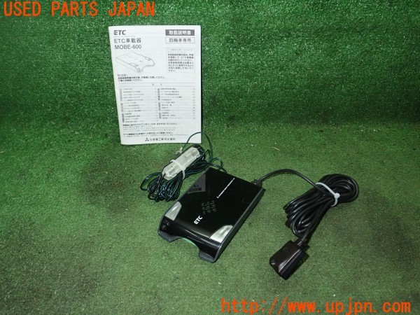 3UPJ=28020503]ランサーエボリューションII GSR(CE9A)三菱重工 ミツビシ MOBE-600 ETC車載器 中古_m0