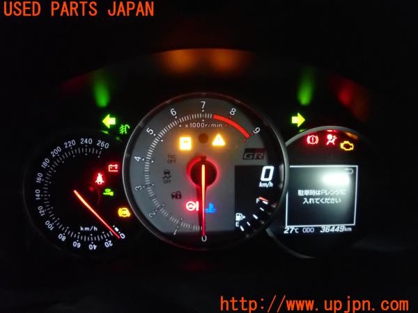 3UPJ=28030538]86(BRZ)GRスポーツ(ZN6 G型)純正 85004CA690 スピードメーター ホワイトメーター 液晶 AT 中古_m4