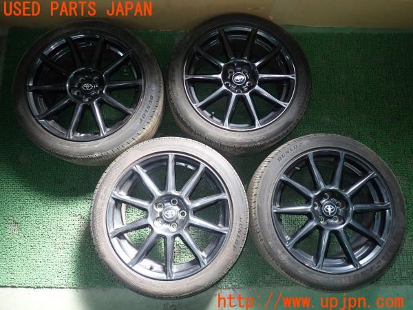 3UPJ=28030918]86(BRZ)GRスポーツ(ZN6 G型)純正 タイヤホイール 17×7.5J +48 PCD100 5穴 4本 中古_m0