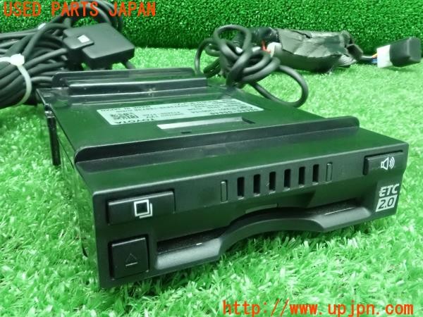 3UPJ=28080503]ハリアー(ZSU60W)純正ビルトイン ETC2.0車載器 08686-00640 光ビーコン 新セキュリティ対応 中古_m2