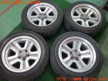 3UPJ=28220917]スタリオン GSR-VR(A187A)後期 純正 ホイール 16×7J+18 8J+0 PCD114.3 5穴 4本 中古_s0
