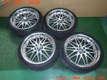 3UPJ=28230921]BMW 650i カブリオレ(EK48 E64)後期 社外 ホイール 20×8.5JJ +15 9.5J +18 PCD120 5穴 4本 中古_s0