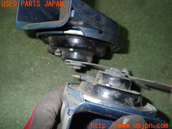 3UPJ=28280563]ジープ ラングラー(TJ40S)Mitsuba ミツバ ホーン AEROSPIRALⅡMBH-2E15 MBL-2E16 ホーン クラクション 中古_m3