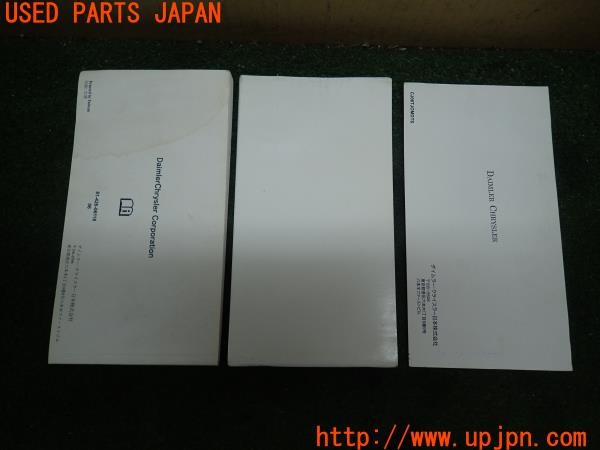 3UPJ=28280802]ジープ ラングラー(TJ40S)取扱説明書 取説 車両マニュアル 中古_m1