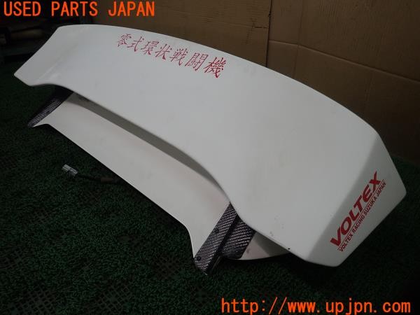 3UPJ=28390057]シビック タイプR(EP3)前期 VOLTEX ボルテックス リアスポイラー GTウィング 純正スポイラー付き 中古_m2