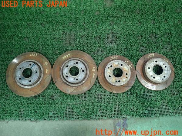 3UPJ=28390301]シビック タイプR(EP3)前期 DIXCEL? ディクセル? ディスクローター スリット入り 中古_m0