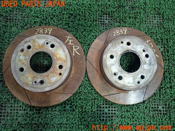 3UPJ=28390301]シビック タイプR(EP3)前期 DIXCEL? ディクセル? ディスクローター スリット入り 中古_m3