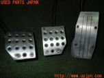 3UPJ=28390630]シビック タイプR(EP3)前期 純正 ペダルセット アクセル ブレーキ クラッチ RAZO レッツォ ペダルカバー付き 中古_s4