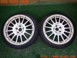 3UPJ=28390906]シビック タイプR(EP3)前期 ENKEI エンケイ RC-T4 タイヤホイール② 18×9J+35 PCD114.3 5穴 2本 中古_s0