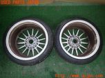 3UPJ=28390906]シビック タイプR(EP3)前期 ENKEI エンケイ RC-T4 タイヤホイール② 18×9J+35 PCD114.3 5穴 2本 中古_s4