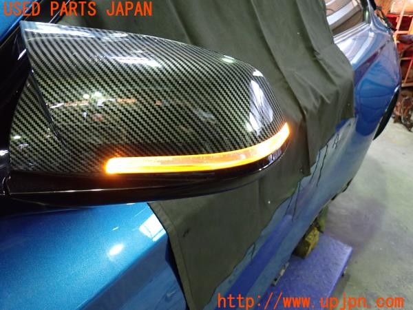 3UPJ=28480036]BMW M2 クーペ(1H30G F87)純正 ドアミラー 社外 カーボン調カバー付き 中古_m4