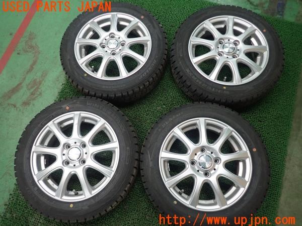 3UPJ=28650915]サクラ(B6AW KE0型)DUNLOP ダンロップ DUFACT 14インチタイヤホイール 14×4.5J +45 PCD100 4穴 4本 中古_m0